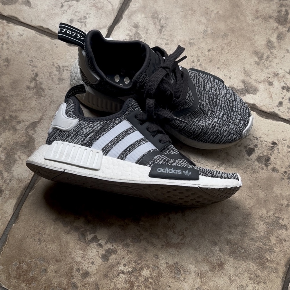 Adidas Originals NMD R1 Boost Trainers Shoes Woven Grey